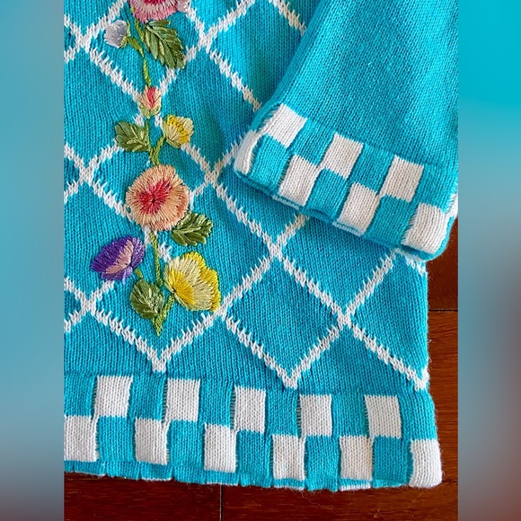 Storybook Knits unique cardigan sweater Cotton Blend - Picture 5 of 13